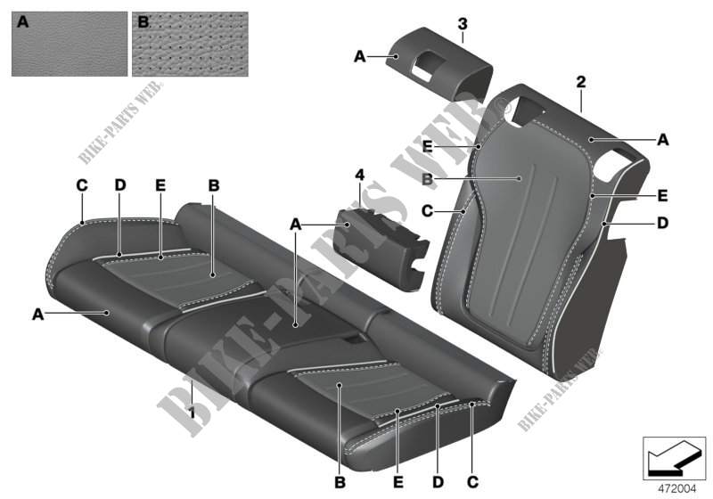 Individual cover,Klima Leather comf.seat for BMW X6 35iX 2014