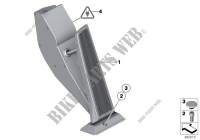 Acceleration/accelerator pedal module for BMW 535i 2009