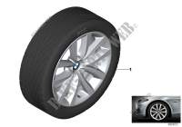 BMW LA wheel, V spoke 331   19\ for BMW 528iX 2012
