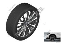 BMW LA wheel V spoke 573   19\ for BMW X1 25dX 2014