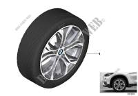 BMW LA wheel Y spoke 566   18\ for BMW X1 20iX 2014