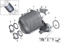 Catalyser/Diesel particulate filter for BMW M550dX 2016
