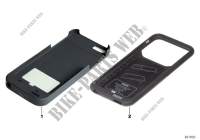 Cover for wireless charging for BMW 740LdX 2014