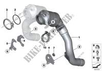 Engine compartment catalytic converter for BMW 750i 2014