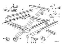 Floor parts rear exterior for BMW 728iS 1981
