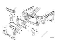 Front body parts for BMW 325i 1987
