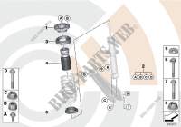 Installation kit support bearing for BMW X3 18i 2013