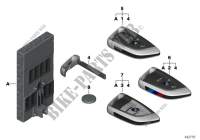Radio remote control for BMW X5 25d 2013