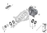 Rear axle diff.separate components   205 for BMW 730i 2014