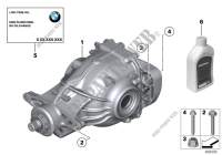 Rear axle drive for BMW 650iX 4.0 2014