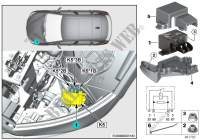 Relay, electric fan motor K5 for BMW X1 18dX 2014