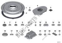 Sealing cap/plug for BMW X6 35iX 2014
