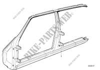 Side frame for BMW 728iS 1981