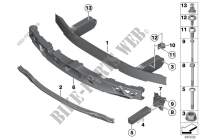 Support, front for BMW 535i 2008