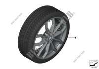 Winter wheel w.tyre M Y spoke 711M   18