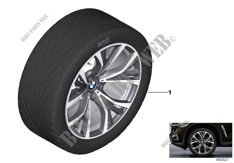 BMW LA wheel Y spoke 627   21