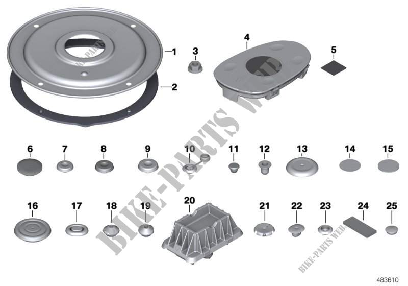 Sealing cap/plug for BMW X5 25dX 2012