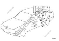Central locking system for BMW 750iL 1986