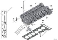 Cylinder head/Mounting parts for BMW X5 40iX 2017