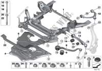 Frnt axle support,wishbone/tension strut for BMW X6 35iX 2014
