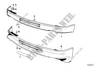 Front spoiler for BMW 320i 1982