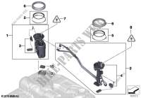 Fuel pump and fuel level sensor for BMW X6 35iX 2014