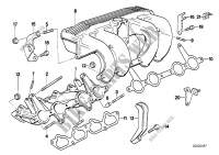 Intake manifold system for BMW 318is 1989