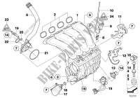 Intake manifold system for BMW 320i 2009