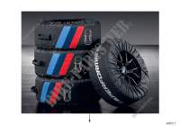 M Performance tyre bags for BMW X6 35iX 2014