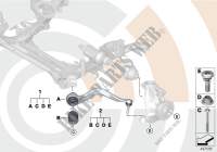Repair kit tension strut all wheel drive for BMW M135iX 2012