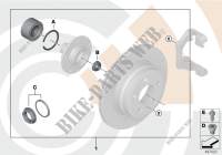 Repair kit, wheel bearing, rear for BMW 118d 2011