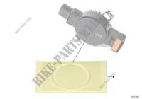 Silicone repl.plate driving light sensor for BMW X6 35iX 2014
