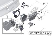 Trunk lid/closing system for BMW 640iX 2012