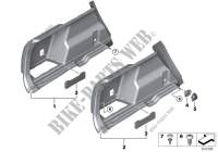 Trunk trim, left for BMW X1 16d 2015