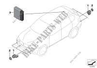 Ultrasonic sensor for BMW X3 28iX 2009