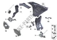 Various grommets / covers for BMW 528i 2010
